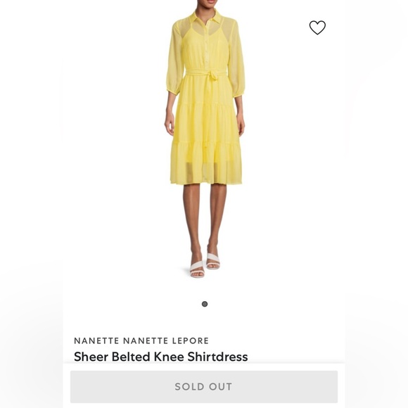 Nanette Lepore Sunny Yellow Dress size 2 (oversized) - Picture 8 of 8